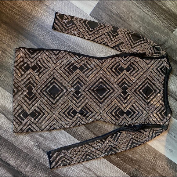 WOW COUTURE - Bodycon Studded/Bling Dress - Picture 3 of 5